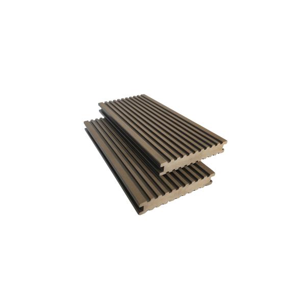 Buy Commercial Grade ISO9001 50mm 27mm WPC Solid Decking at wholesale prices