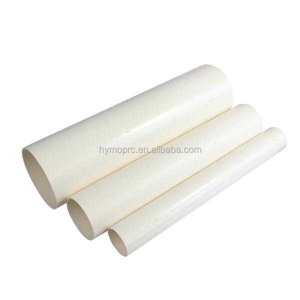 2.5 Inch White PVC Water Pipe Prices in Standard ASTM/DIN/ASNZ/JIS with Glue Connection