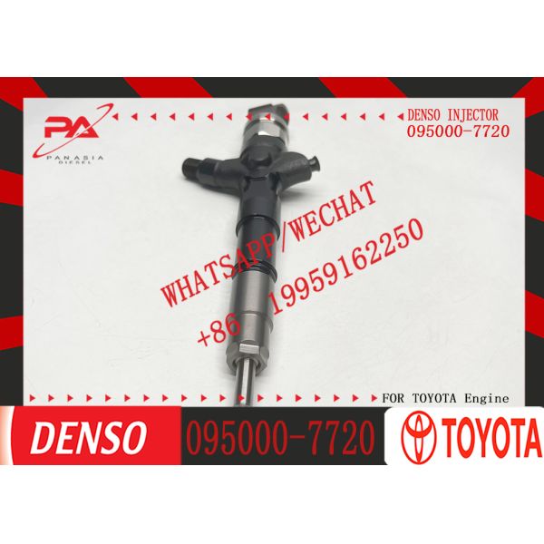 High Quality 23670-30320 095000-7720 Common Rail Diesel Fuel Injector Compatible with for Toyota Landcruiser 1KD-FTV J120 Engine