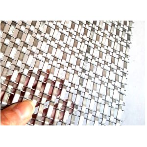Antique Plated finished Flat Architectural Wire Mesh For Cabinet Decoration