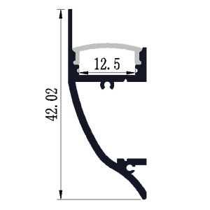 Corridor LED Tape Extrusion Strip Lights 42*12.5mm Aluminium Channel For LED