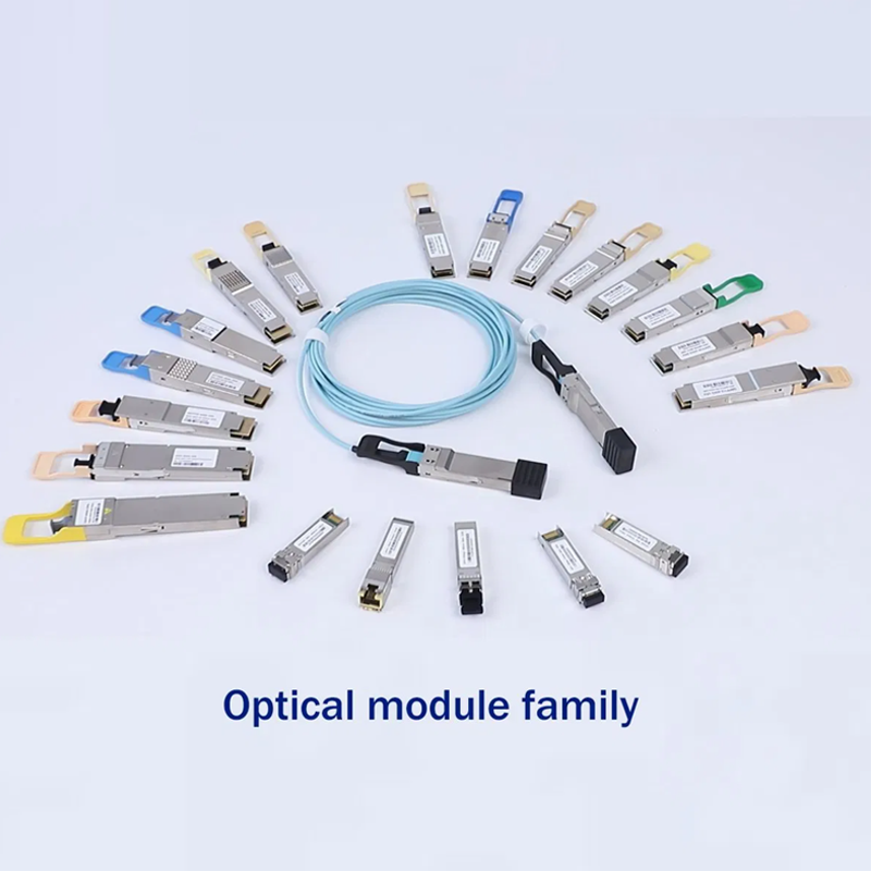 Optical Transceiver Module 200G QSFP56 SR4 AOC 3m Cable For 200G Ethernet OM4