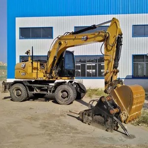 Professional Second-Hand Excavator Hyundai Original Hyundai 210W-9 Wheel