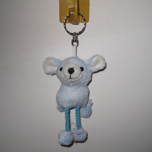 promotional stuffed plush mice toys keyring