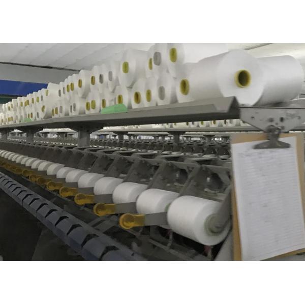 Polyester Staple Fiber 20/2 Spun Raw White Yarn For Clothing