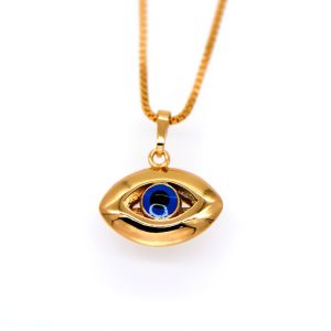 Blue eyes pendants Vintage jewelry 18K Gold Plated Fashion african Jewelry