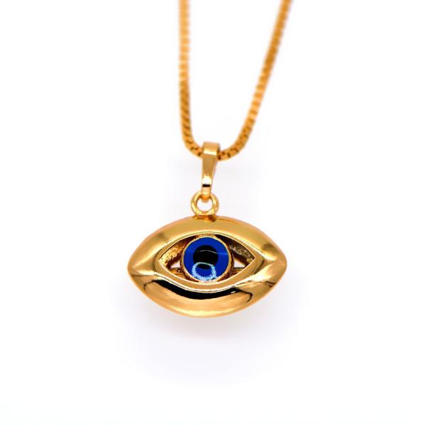 Blue eyes pendants Vintage jewelry 18K Gold Plated Fashion african Jewelry