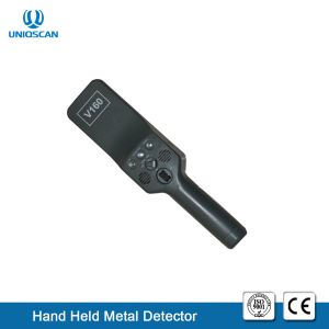 China Sensitivity Adjustable V160 Metal Detector Body Scanner With Sound / Light Alarm on sale
