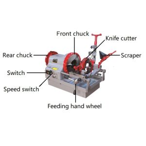 China STT150 2 1/2-6 Automatic 900w Portable Electric Pipe Cutter And Threader Heavy Duty on sale