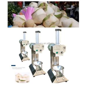 Automatic Coconut Peeling Machine 220V Young Green Coconut Skin Peeler with