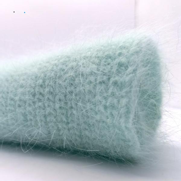 30% Mink Cashmaere Brushed Yarn Warm Rabbit Hand Knitting Yarn For Cardigan Scarf