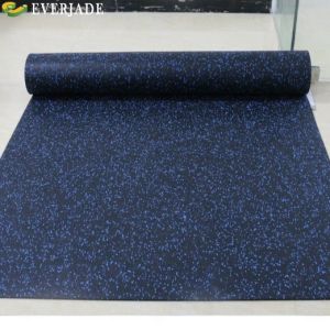 High Density 20mm Gym Room Rubber Granules Gym Floor Roll Tiles for Unisex