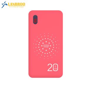 Unique Design Wireless Power Bank with 3-IN-1 Cable 20000mAh Digital Display Li