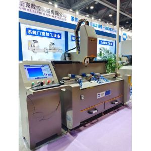 3200mm Aluminium Door Window Manufacturing Machine , Cnc Drilling Milling