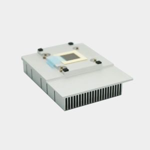 Sleek Anodized Aluminum Extrusion Heat Sinks Customized with Screw Mount