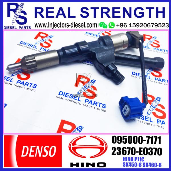 Fuel injector 095000-7170 095000-7171 095000-7172 for HINO P11C 23670-E0370