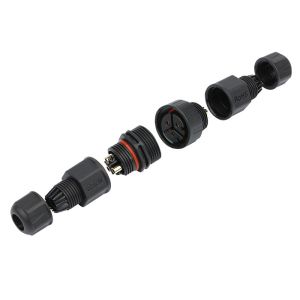 Circular PVC Jacket Waterproof Cable Joints IP68 Cable Connectors