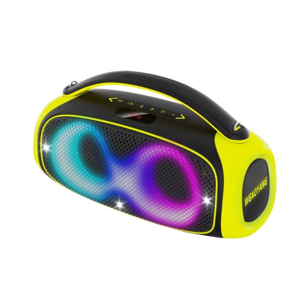 60W Portable Party Speaker with LED Lighting and Bluetooth Connectivity for