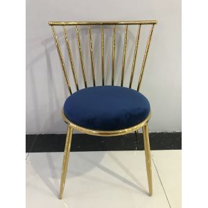 Flexible Smooth 45cm 81.5cm Stainless Steel Dining Chair