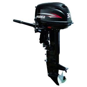 Quality Low Noise Small 2 Stroke 25hp Marine Outboard Engines With Manual &amp; Electric Starter for sale