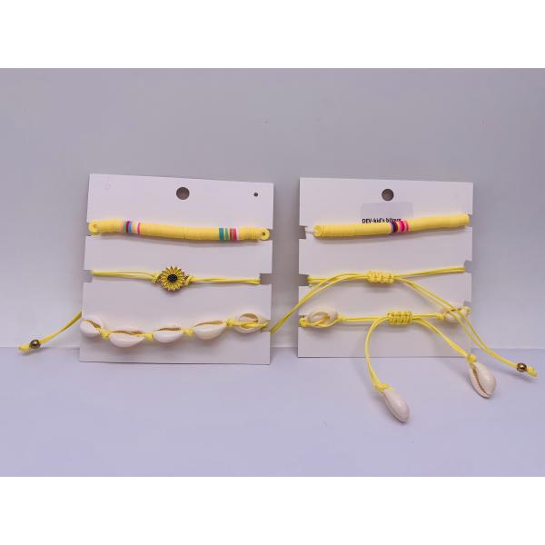 Buy Durable Elastic Cute Beach Bracelets Reusable Multiple Sizes at wholesale prices