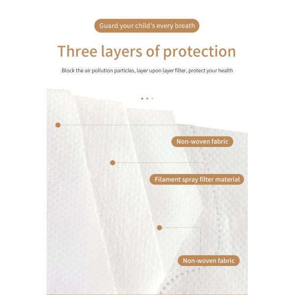 5 Layers Kn95 PFE 80% Children'S Disposable Face Masks