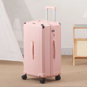 1683Convenient Travel Companion Aluminum Suitcase with 4 Wheels and Telescopic