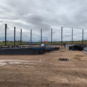 Quality Custom Prefabricated Steel Construction Building With Roof And Wall Cladding for sale