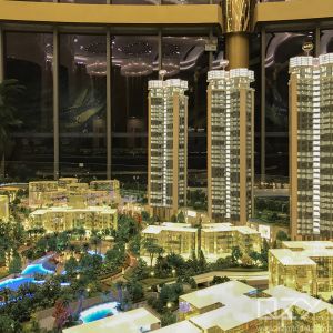 Kingkey Group 1/100 Shanhai City Residences Miniature Building Models