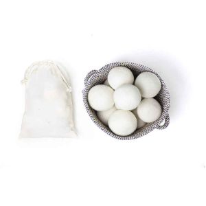China Home Laundry Cleaning 8cm Biodegradable Wool Felt Balls on sale