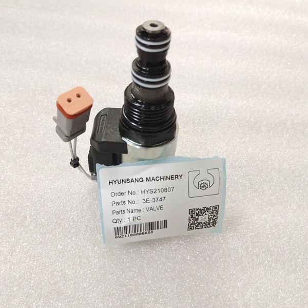 Buy Valve 3E-3747 302-3811 120-5724 095-9291 096-1568 Excavator Engine Parts Fits E110B E120 at wholesale prices