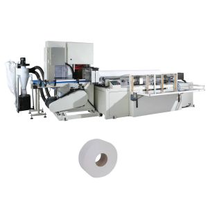 Good Quality Toilet Paper Jumbo Bath Tissue Paper Cutting Machine PLC Control 15