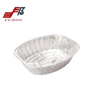 7800ML Disposable Oval Foil Trays For Turkey Roasting