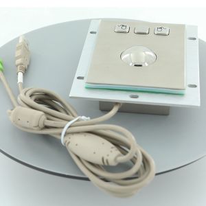 Quality IP65 Waterproof Stainless Steel Industrial Optical Trackball Mouse for sale