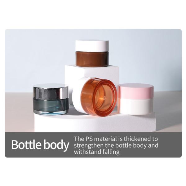 Logo Printing Customized Acrylic Cosmetic Pump Bottles for in Skin Care Cream 50g and 100ml Luxury Skincare Packaging Set