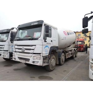 8x4 12 Wheels 12M3 Used Concrete Mixer Truck