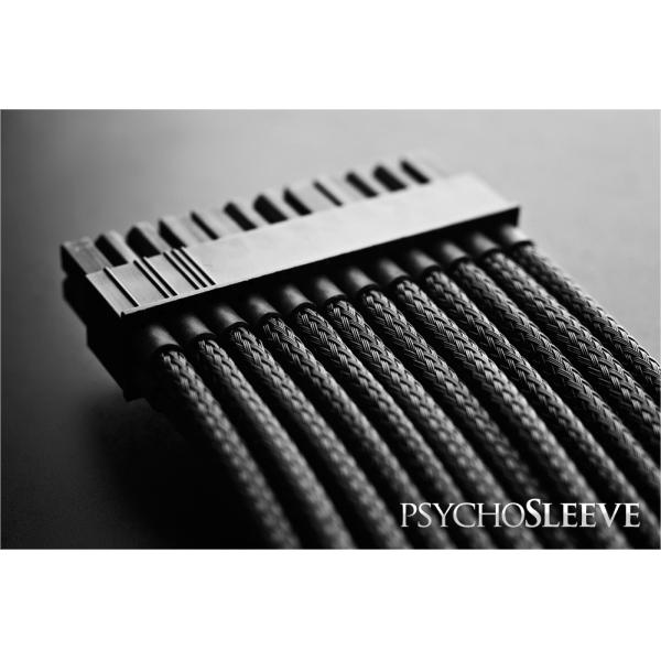 6mm Cable Protection PET Expandable Braided Sleeve Black Color Flame Retardant