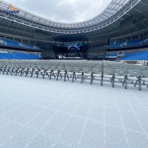 Fire Resistant Portable Event Flooring with 1-year Warranty Easy To Transport
