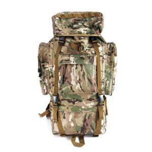 65L Outdoor Tactical Gear Backpack Shoulders Waterproof With Polyester