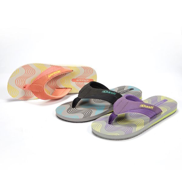 Customized Logo Summer Women's Flip Flops Fabric Thong Sandals Comfortable