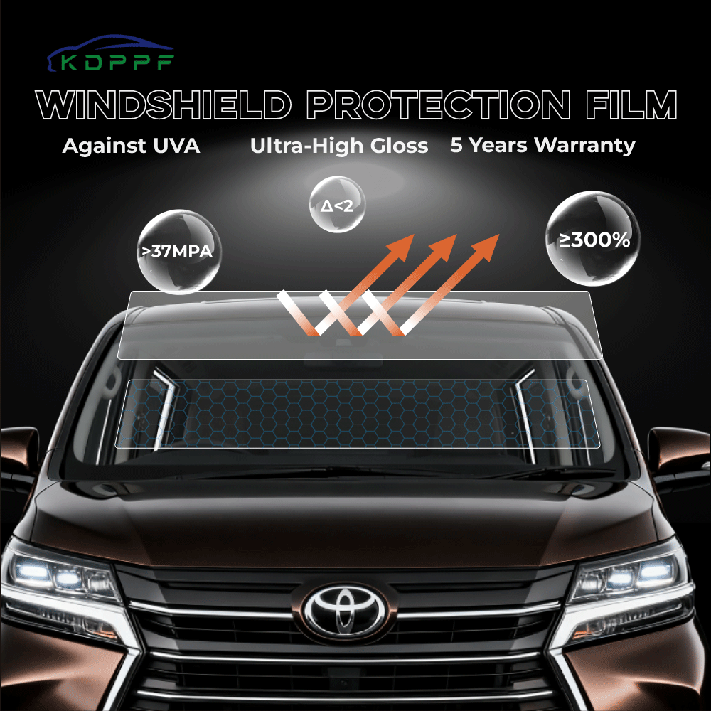 Windshield Film 5 Years Warranty UV Proof Self Healing Anti Stain TPU Car Film