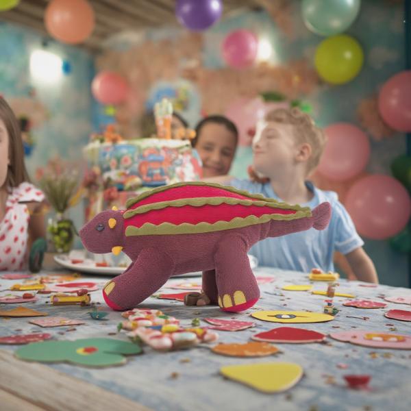 Long Ankylosaurus Dinosaur Plush Toys Soft Teddy Bear Stuffed Animals Birthday Gifts Boys Children