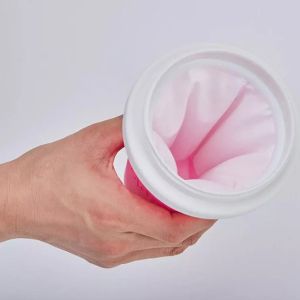 Silicone Slushy Travel Smoothie Tumbler Milkshake Bottle With Straw