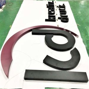 Building Facade 3d Backlit Letter Sign 6500K