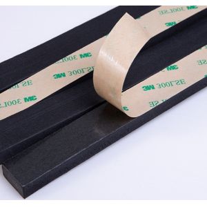 Eco Friendly Durable Foam Weather Stripping Adhesive Backed Rubber Strips