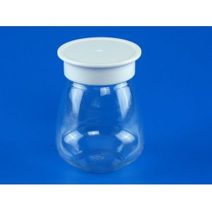 Small Capacity Plastic PET Plastic Jars Special Shape Customized Lid Color