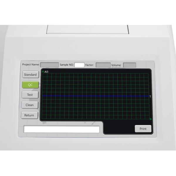 32μL 340nm Biochemistry Semi Auto Analyser BA14 7 Inch Color LCD With Touch Screen