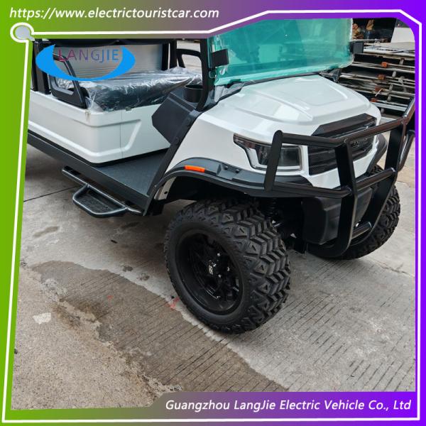 White Color 2 Seats Passenger Electric Golf Carts AC Motor Electric Cargo Vehicle for Park