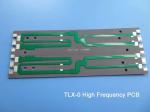 TLX-0 Microwave PCB 2-layer Low DK 2.45 Taconic High Frequency PCB 62mil 1.575mm
