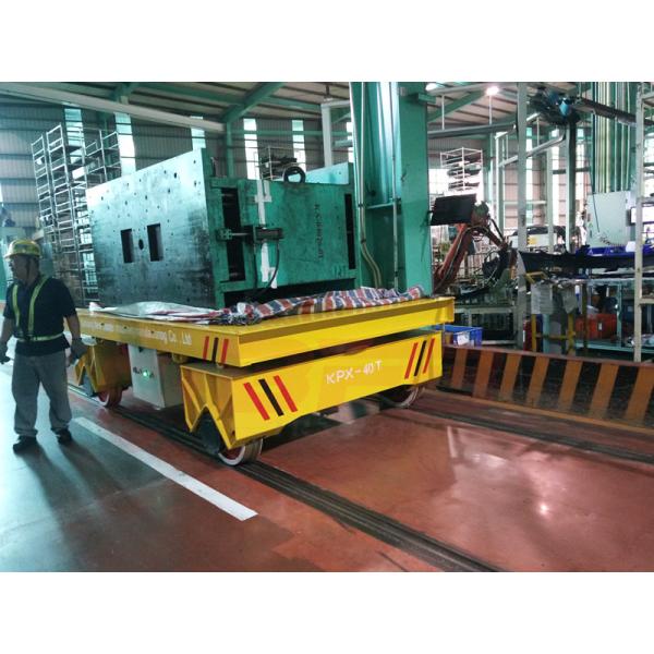 Foundry Plant Electric Powered On-Rail Mold Transfer Car For Mould Die Handling